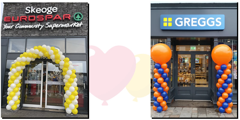 Corporate event balloons